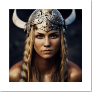 Viking Shield Maiden Posters and Art